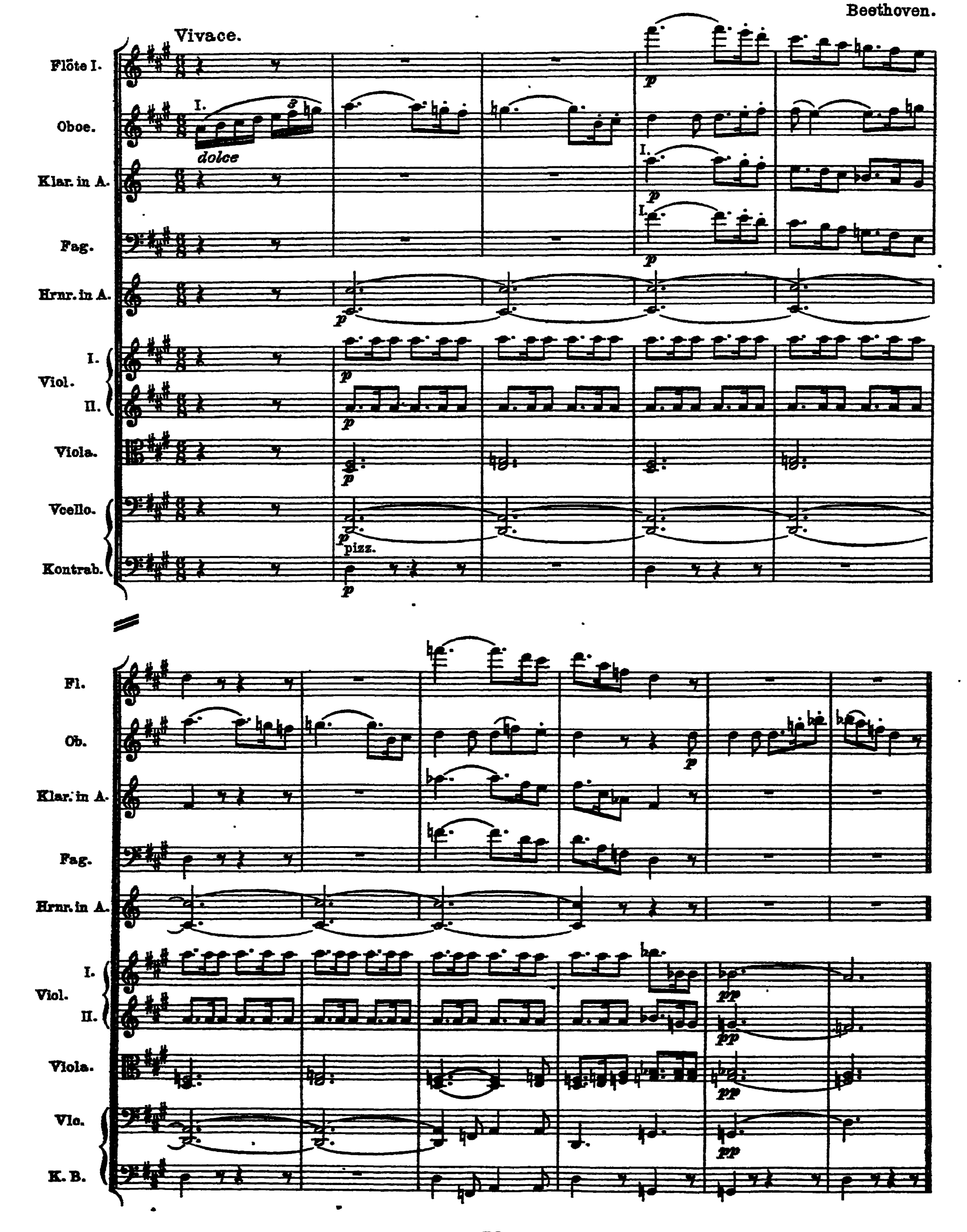No. 66. Symphony in A major, 1st movement