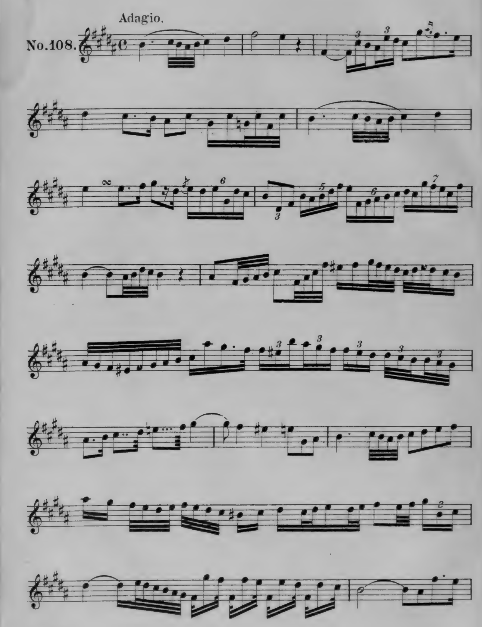 Study 108, the original 1905 engraving