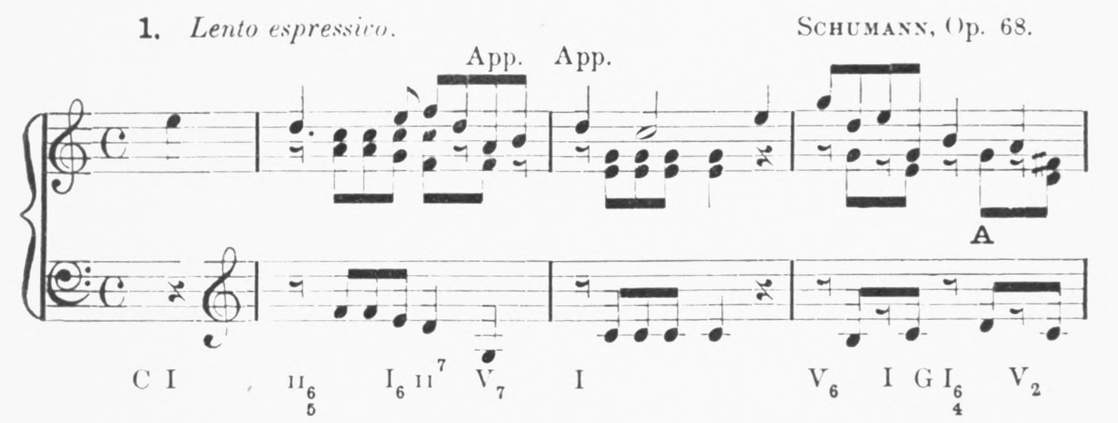 Fragment 1 · Lento espressivo. Schumann, Op. 68.