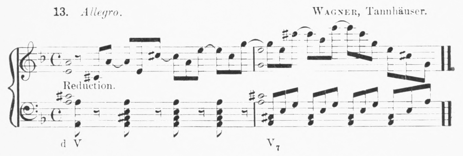 Ex. 13 · Allegro. Wagner, Tannhäuser.