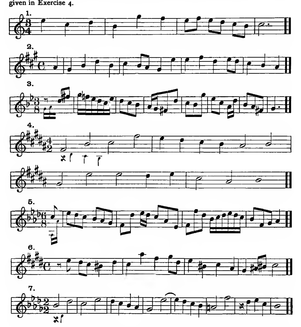 Original musical notation