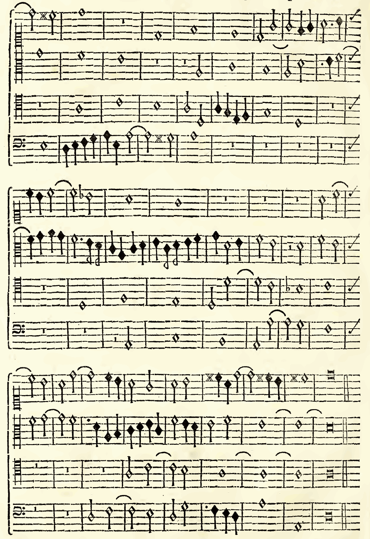 Original notation, labels, figures and analytical annotations retained without redrawing.