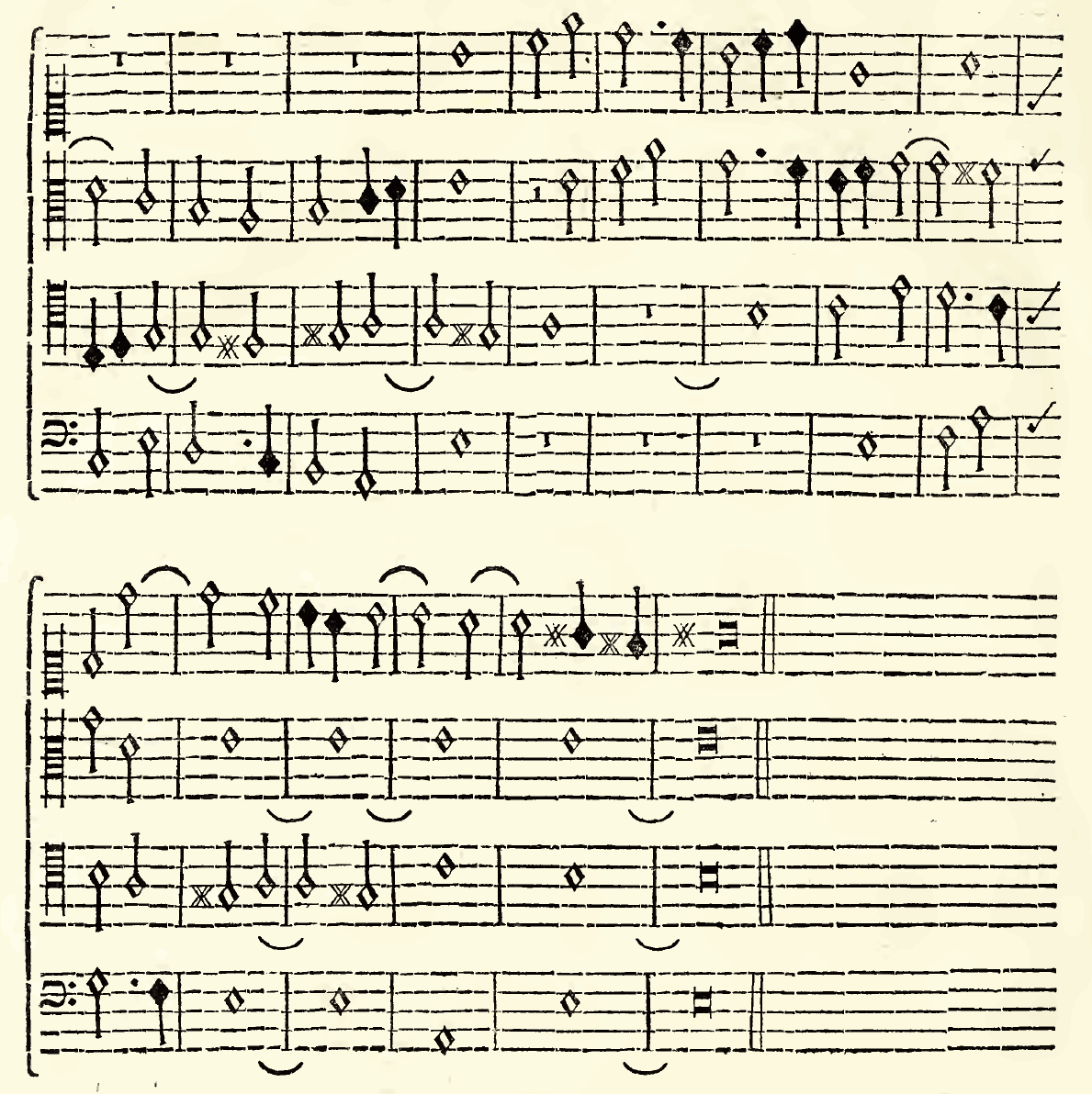 Original notation, labels, figures and analytical annotations retained without redrawing.
