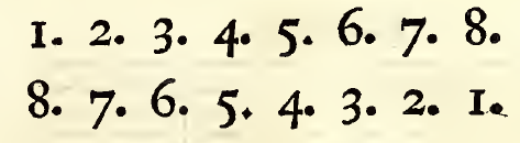1. 2. 3. 4. 5. 6. 7. 8. 8. 7. 6. 5. 4. 3. 2. 1.