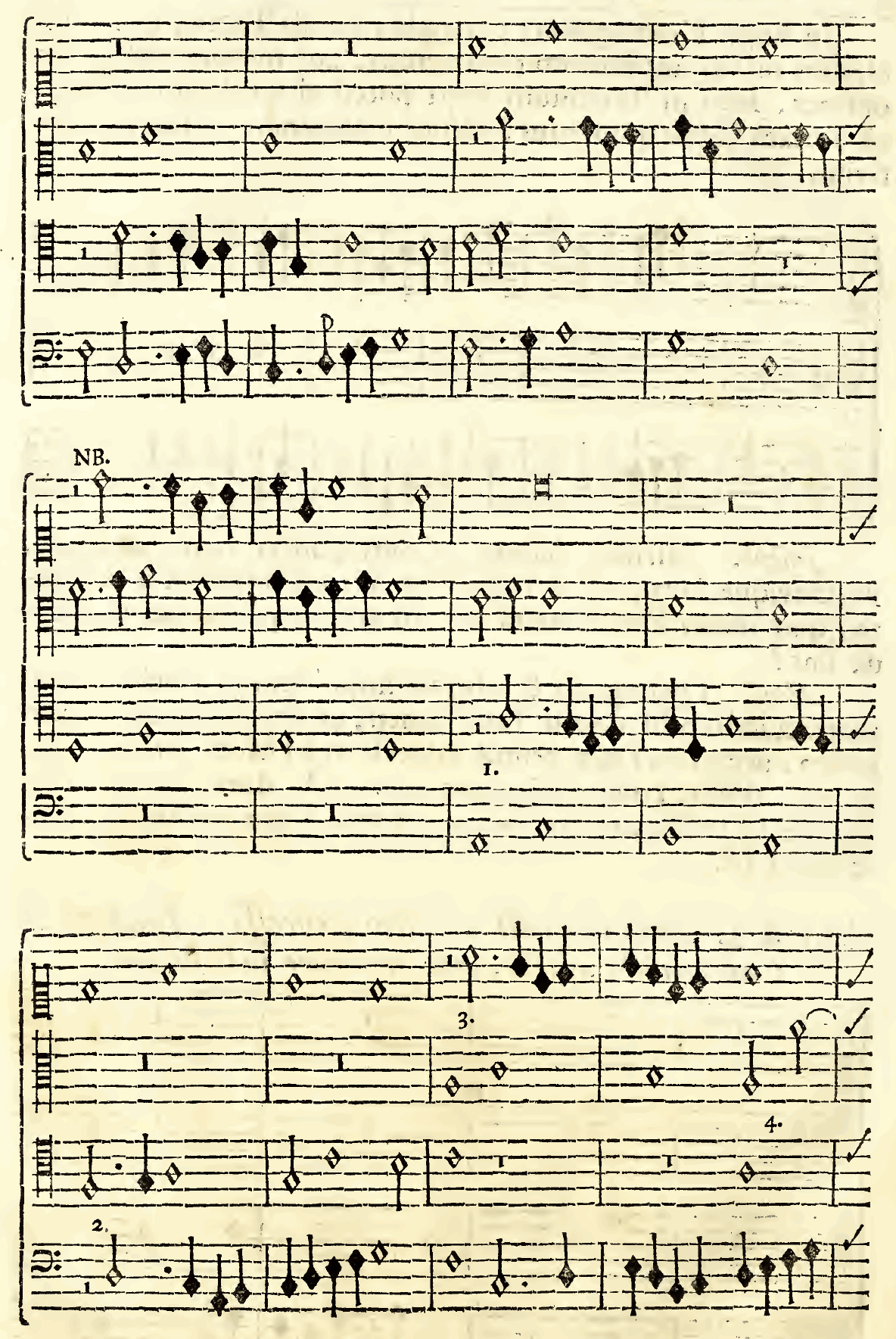 Original notation, labels, figures and analytical annotations retained without redrawing.