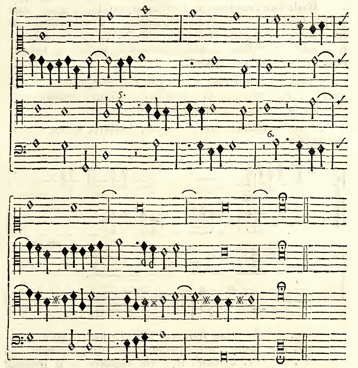Original notation, labels, figures and analytical annotations retained without redrawing.