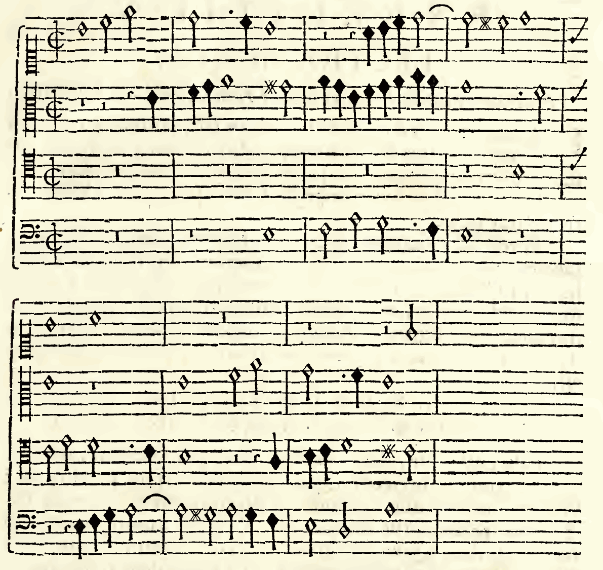 Original notation, labels, figures and analytical annotations retained without redrawing.