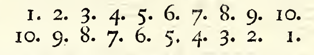 1. 2. 3. 4. 5. 6. 7. 8. 9. 10. 10. 9. 8. 7. 6. 5. 4. 3. 2. 1.