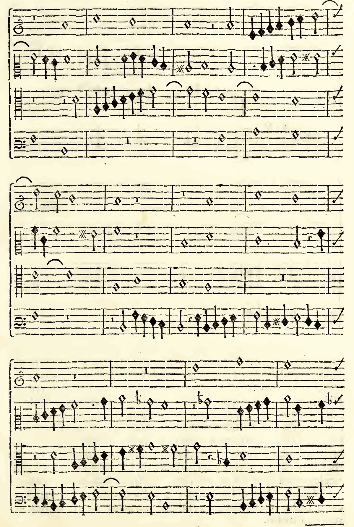 Original notation, labels, figures and analytical annotations retained without redrawing.