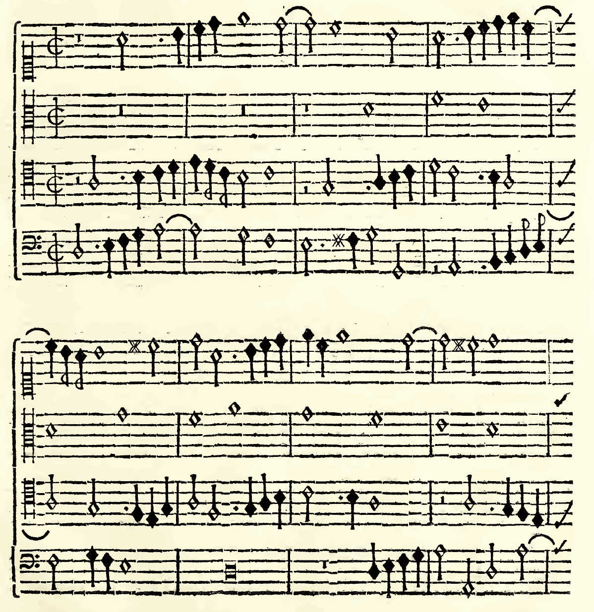 Original notation, labels, figures and analytical annotations retained without redrawing.