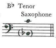 B♭ Tenor Saxophone