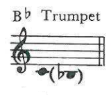 B♭ Trumpet