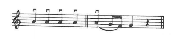 Example: successive down-bows