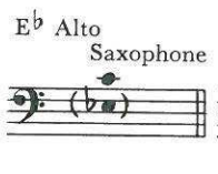 E♭ Alto Saxophone