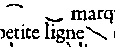 Tie and Resolution Signs Cited in the Text