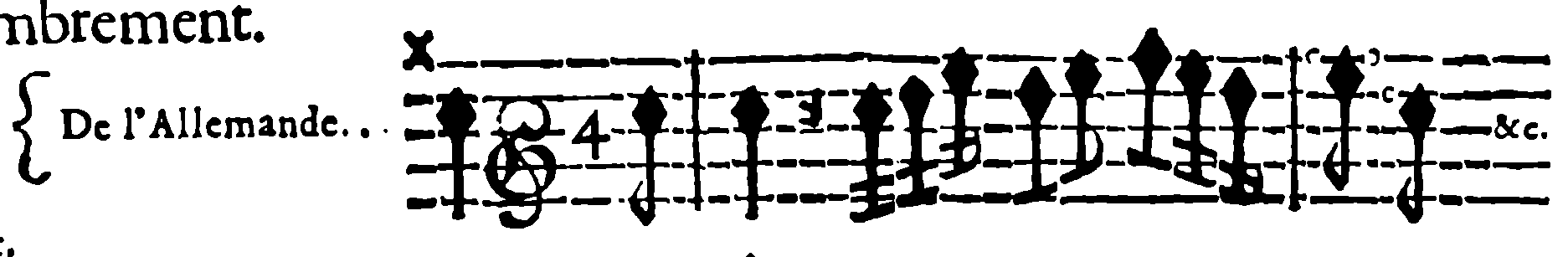 The allemande.