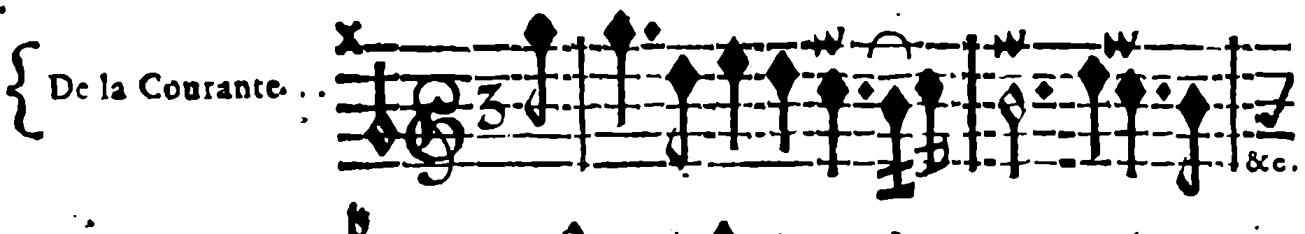 The courante.