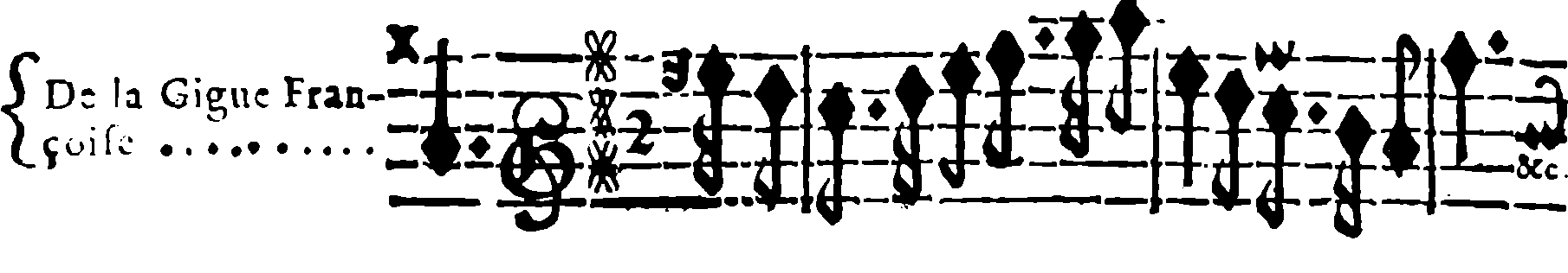 The French gigue.