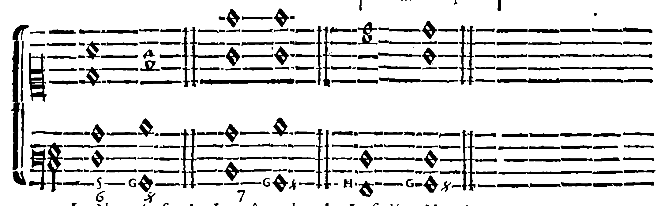Substitutions through leading note G and sixth note H.