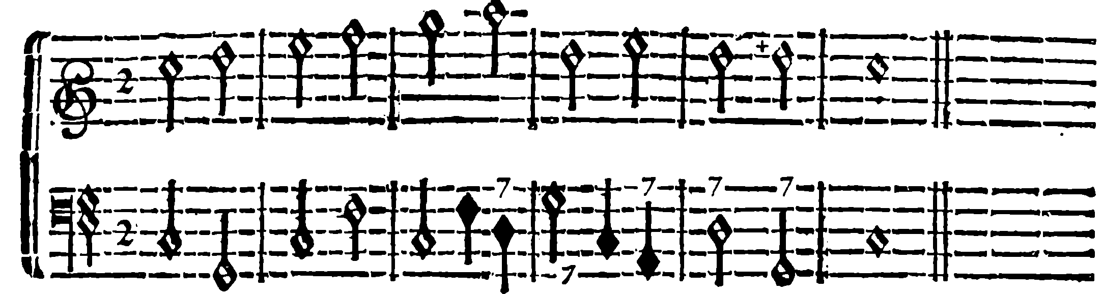 Dividing an upper note and progressing the bass