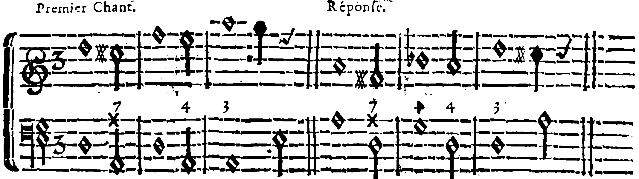 Fugue ending on another beat, second example.