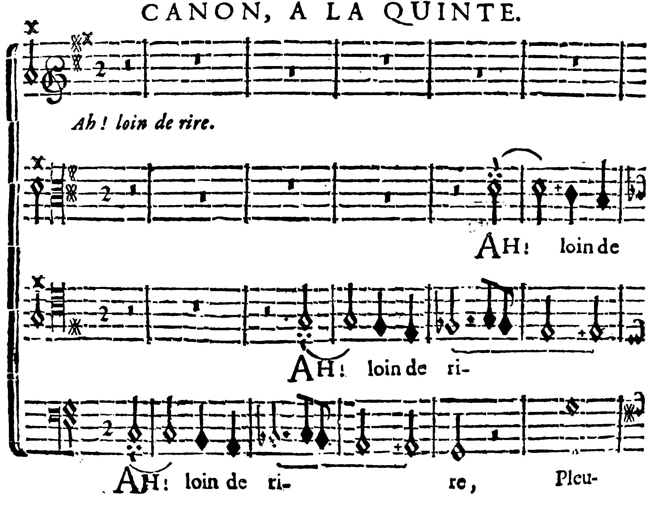 Canon at the fifth, first page.