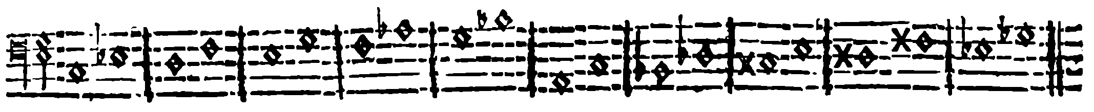 Minor Thirds [Row without a Printed Title].