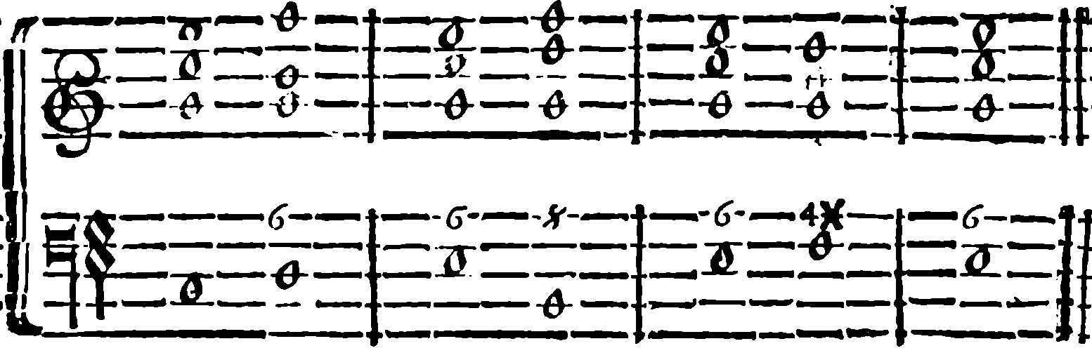 Chords preceding the mediant.
