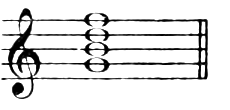 Seventh chord on G: G–B–D–F