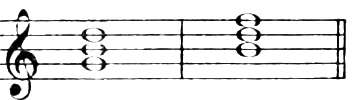 The two triads within it: G–B–D and B–D–F