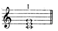 Tonic triad of C major
