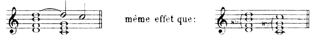 Example: the suspension D–C in the top part still yields the same effect as the parallel octaves D/D–C/C (marked "8ve").