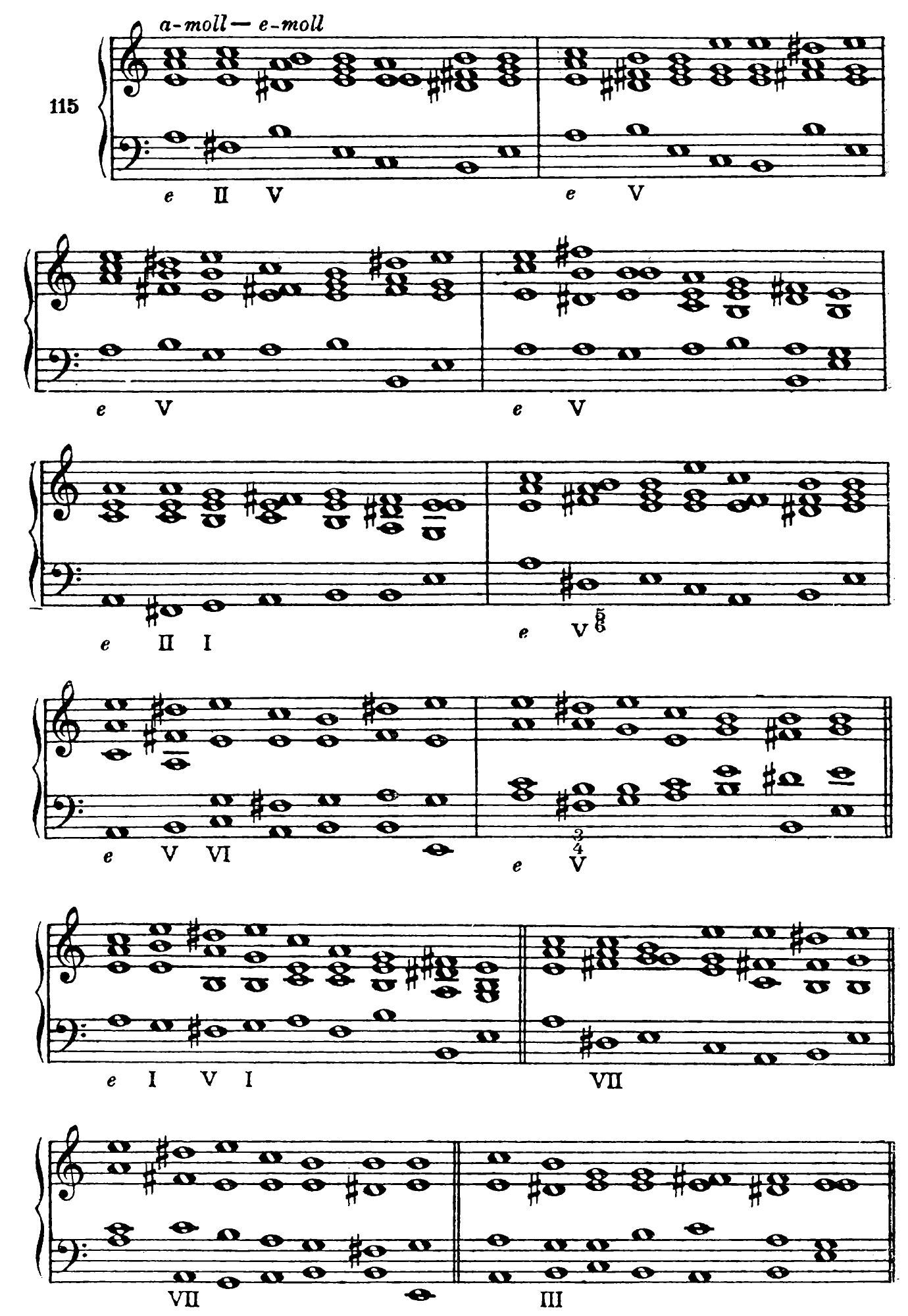 115. A minor — E minor