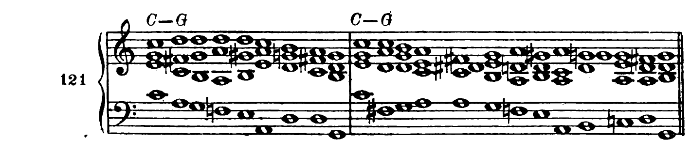 121. C—G C—G