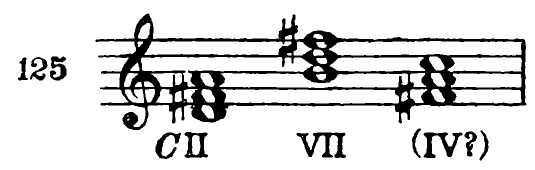 125. C: II, VII, (IV?)