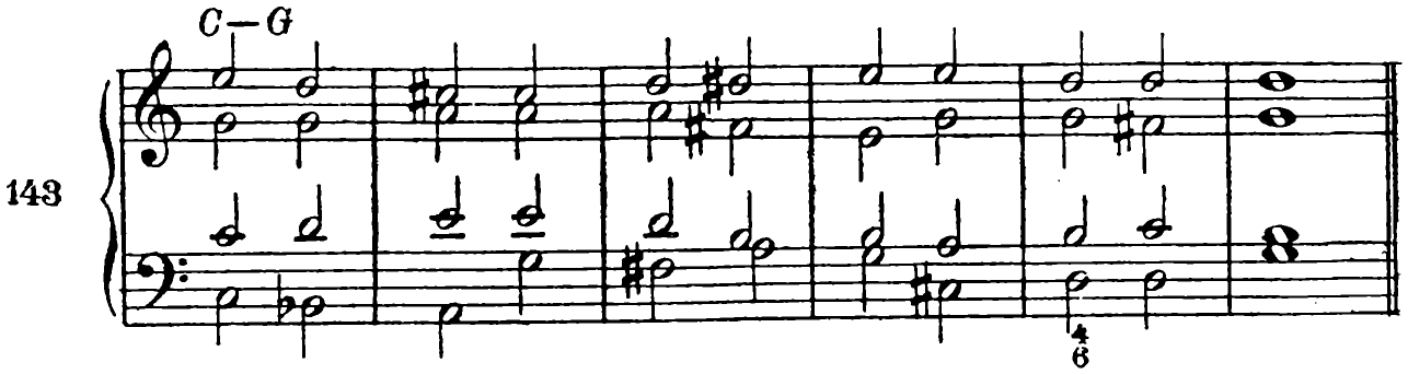 143. C—G (C major to G major)