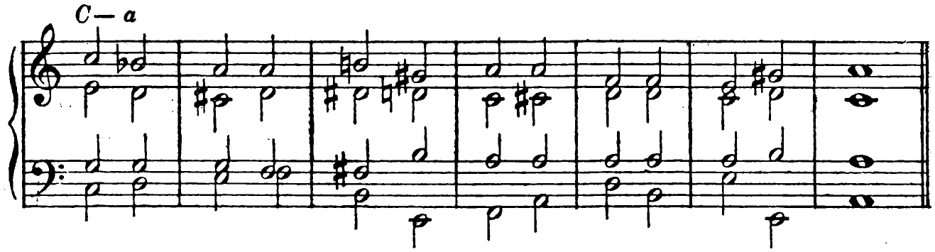 143 (continued). C—a (C major to A minor)