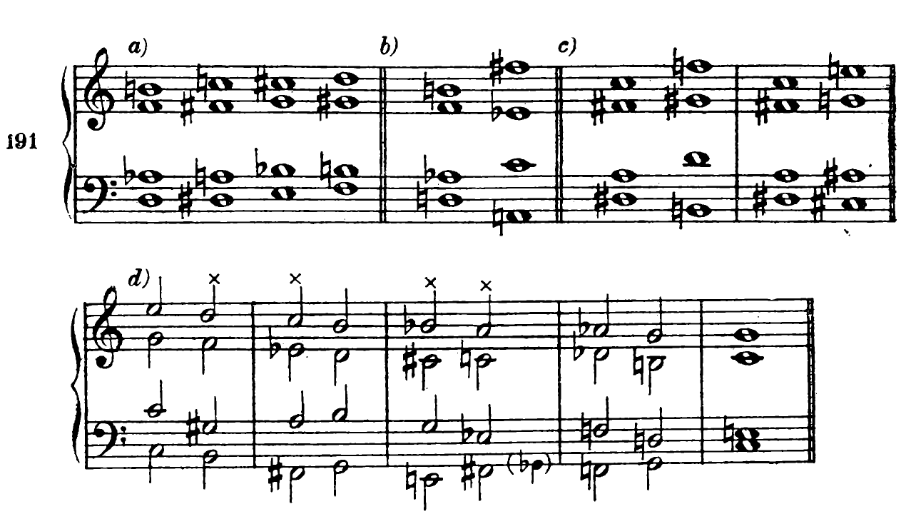 191. a) b) c) d)