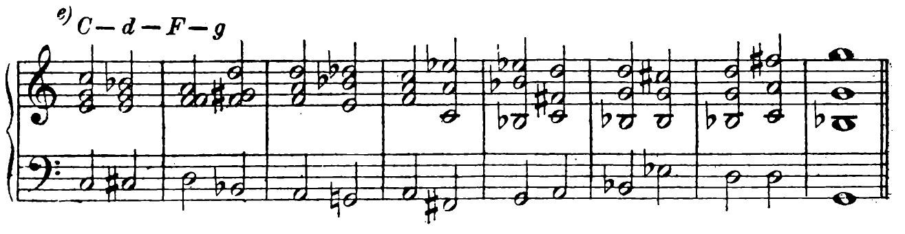 209. e) C—d—F—g