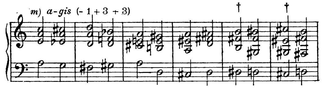 211. m) a—g-sharp (−1+3+3) †