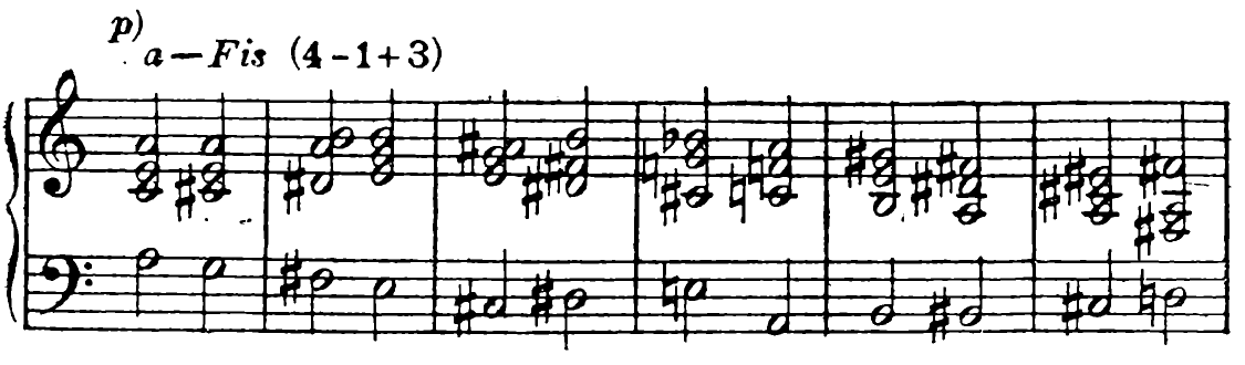 211. p) a—F-sharp (4−1+3)