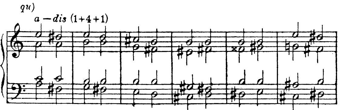 211. qu) a—d-sharp (1+4+1)