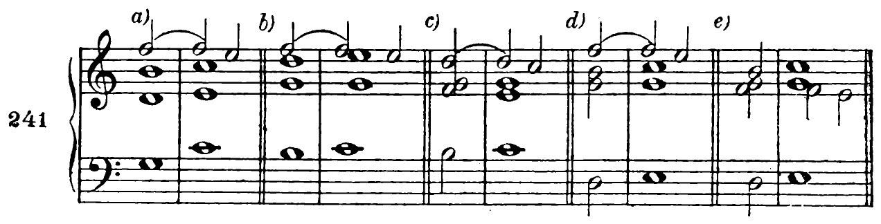 241. a) b) c) d) e)