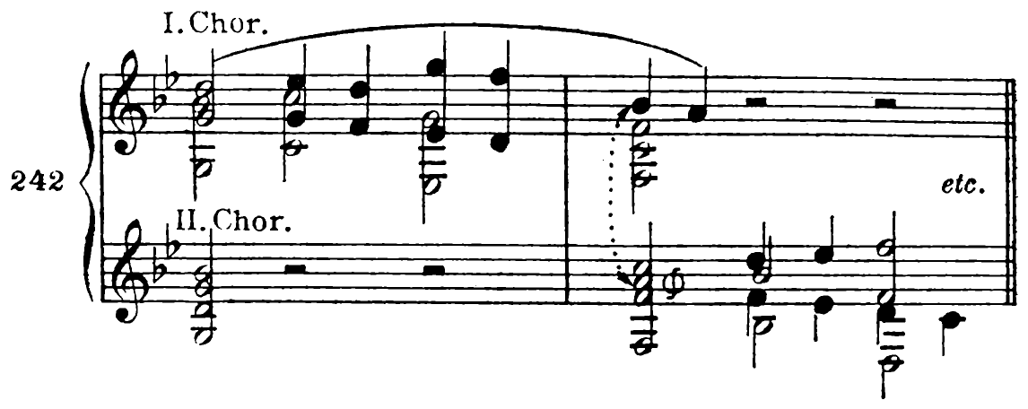 242. Choir I. Choir II. etc.