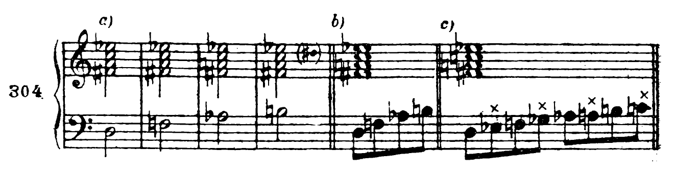304. a) b) c)