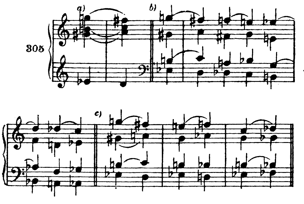 305. a) b) c)