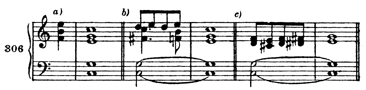 306. a) b) c)
