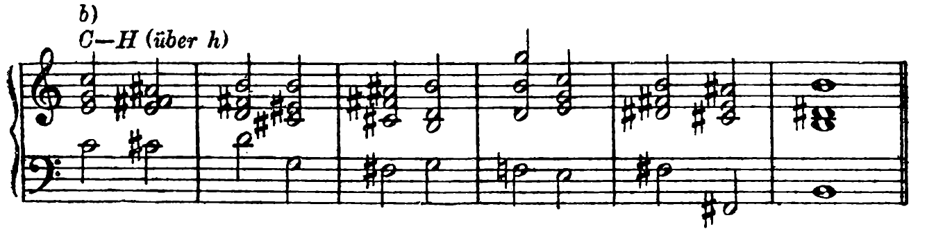 308b. C–B (via B minor)