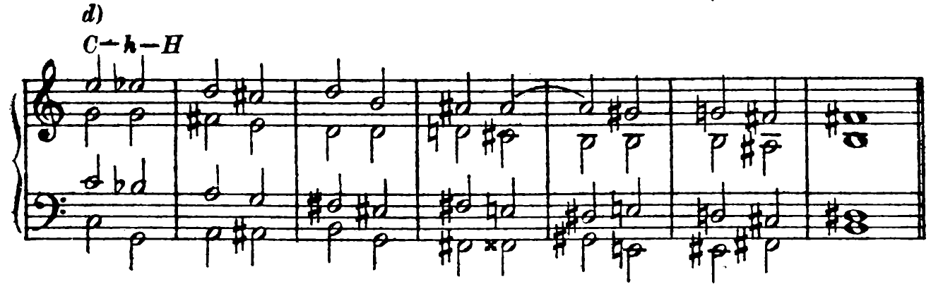 308d. C–B minor–B major
