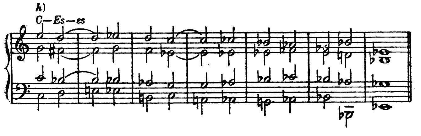 308h. C–E-flat major–E-flat minor